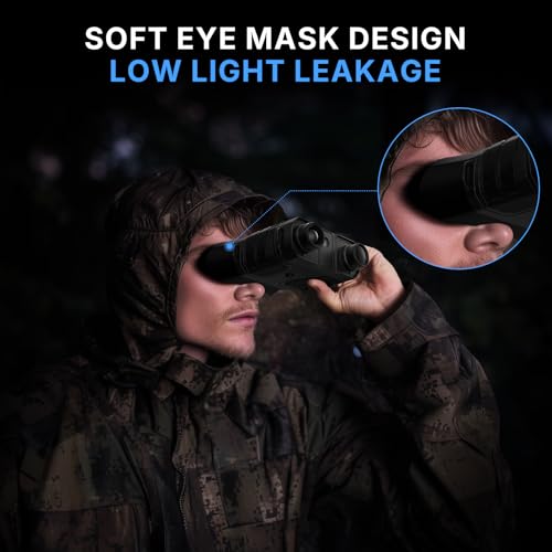 4K Night Vision Goggles with 8X Digital Zoom and 1300FT Range