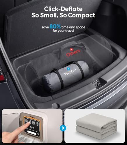 Wigoo 2026 Air Mattress for Tesla Model Y 2020-2026, 8-Inch Thickness, Model Y (No YL)