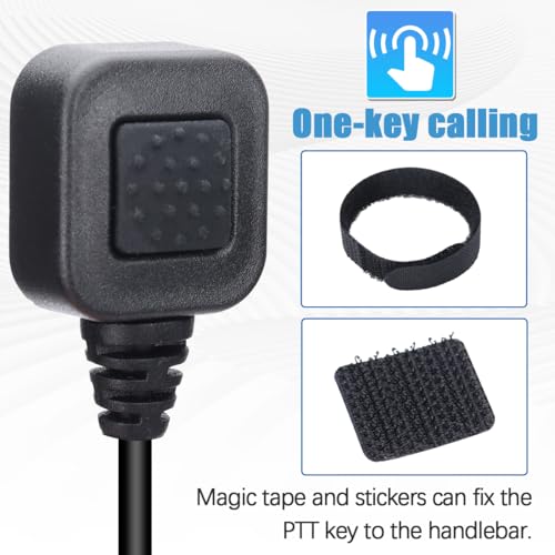 Rugged Helmet Headset with Microphone for Two-Way Radio Communication