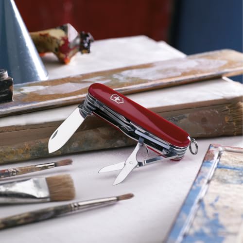 Victorinox Explorer Swiss Army Knife - 16-Function Pocket Multi-Tool, Red