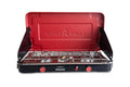 Portable Camping Stove with 20,000 BTU Two-Burner Cooktop, Compact & Lightweight