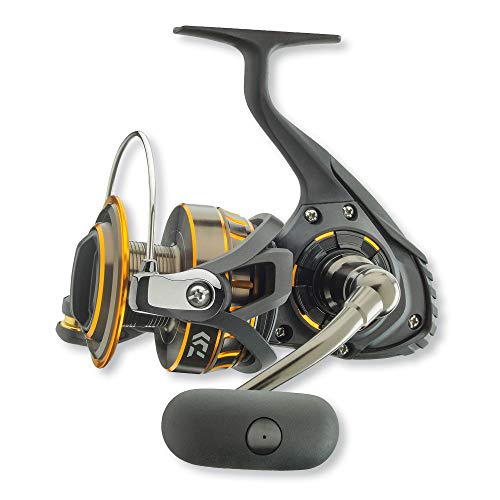 Daiwa BG Saltwater Spinning Reel 4000, Black & Gold, Corrosion-Resistant