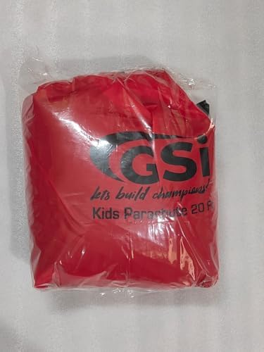 Kids Rainbow Parachute 16 Feet for School & Gym Class - Bright Multicolor Play Equipment