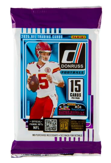 2025 Donruss Football Trading Cards Blaster Box - 90 Card Pack for Collectors