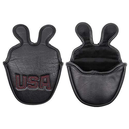 Center Shafted Mallet Putter Cover Headcover Magnetic - USA Golf Putter Cover Headcover Club Protective for Scotty Cameron Odyssey Taylormade Mallet Putters