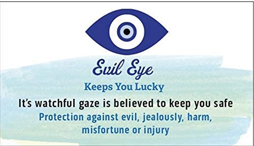 Evil Eye, Lucky Eye Vibration DAMPENER/Shock Absorber - Set of 2 - Tennis OR Badminton. Great Gift!