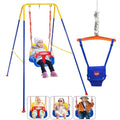 Luxdsgn 2-in-1 Toddler & Baby Swing Set - Blue, Indoor & Outdoor Bouncer for Kids 3-10