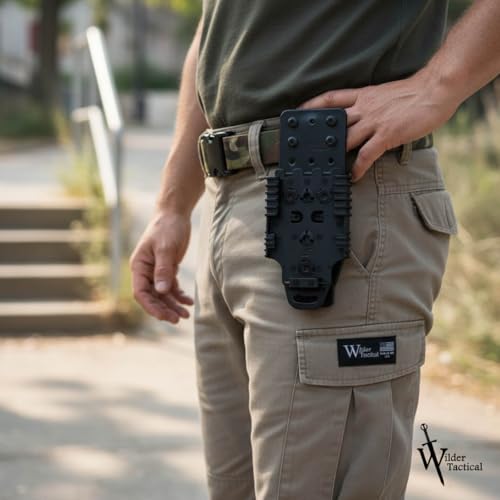 Wilder Tactical Multicam Holster Platform with QLS Receiver & 1in Web Strap
