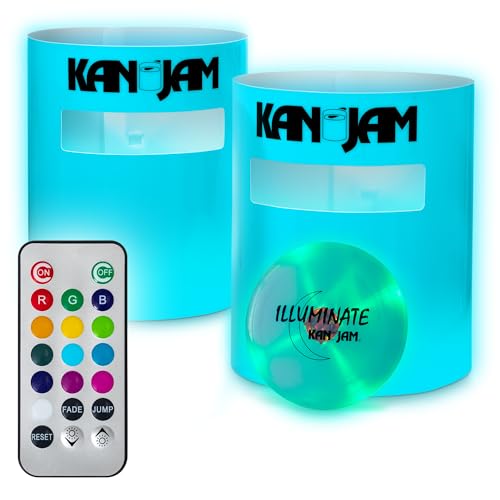 Kan Jam Illuminate LED Disc Toss Game - Outdoor Party & Night Play
