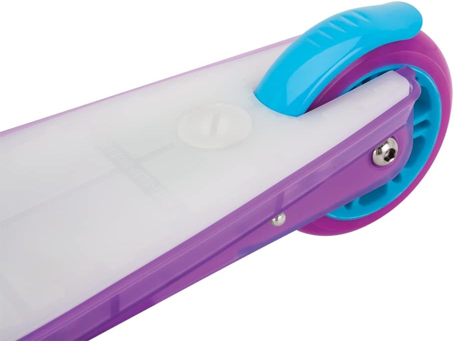 Razor Kick Scooter - Lightweight Steel Frame with Multi-Color LED Light-Up Deck | For Kids 6+