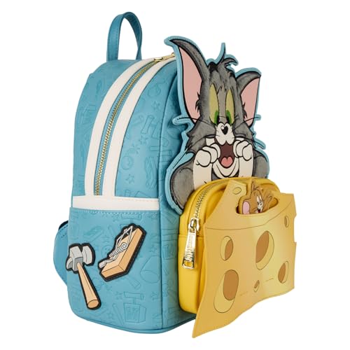 Loungefly Warner Bros Tom and Jerry Mini Backpack with Plush Detail