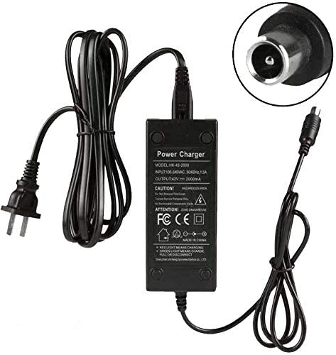 42V Lithium Battery Charger for Electric Scooters - Fast Charge Power Adapter