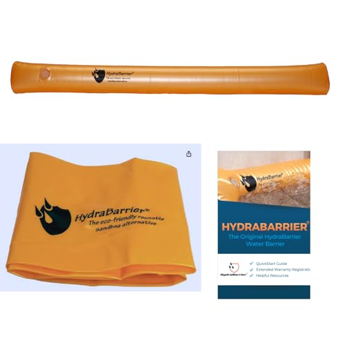 Watershed Innovations 24 ft HydraBarrier Flood Barrier - Reusable Water Diversion Tube