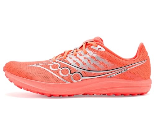 Saucony Kilkenny XC 10 Unisex Running Shoes - Vizired/Silv, Size 9