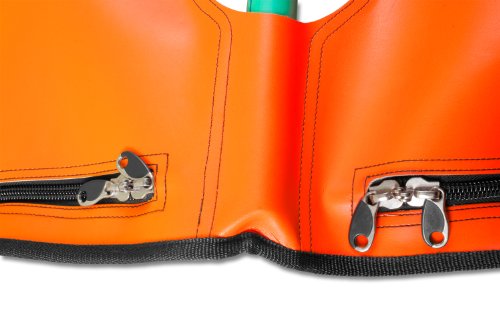 Heavy-Duty Soccer Goal Anchor Bag - Orange Fill-Your-Own Stabilizer