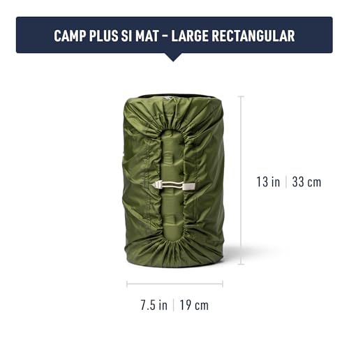 Sea to Summit Camp Plus SI Large Rectangular Sleeping Mat - 78 x 25.2 inches, Insulated Camping Mattress