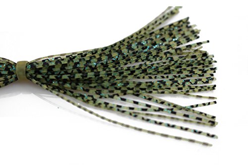15 Pack Silicone Fishing Skirts for Spinner Baits and Squid Lures