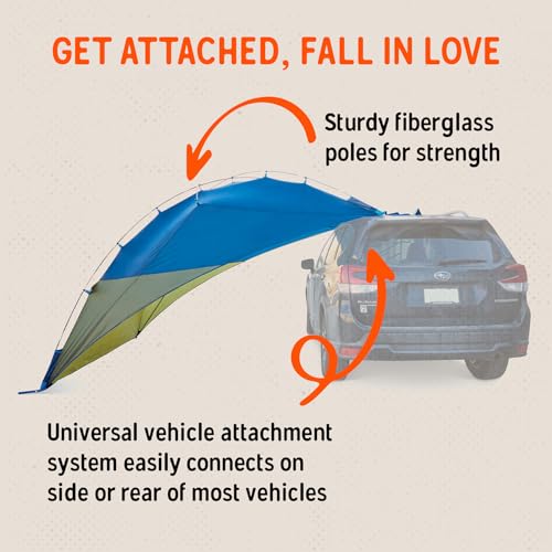 Kelty Sideroads Car Awning Shelter - Universal SUV & RV Sun Shade & Rain Cover