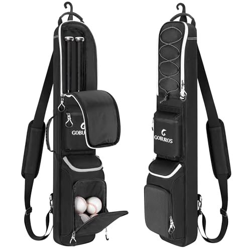 Baseball Travel Bag for 3-4 Softball Bats Waterproof Gear Carrier