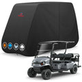 XXL 6-Passenger Waterproof Golf Cart Cover - 600D Enclosure for EZGO, Club Car, Yamaha