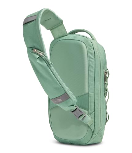 The North Face Borealis SI Backpack - Slate Moss Dark Heather, Water-Resistant, Multi-Compartment, Tablet Sleeve, Crossbody Strap