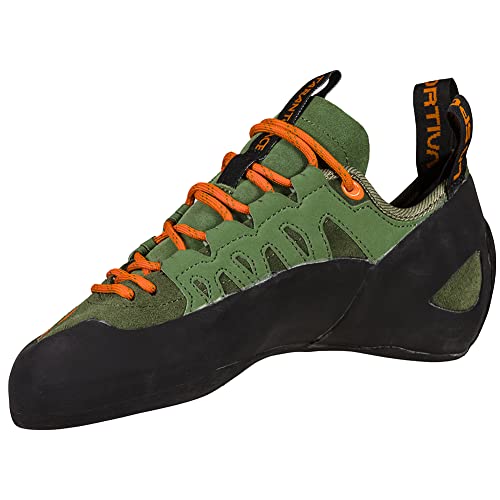 La Sportiva Men's Tarantulace Rock Climbing Shoes Olive/Tiger 10