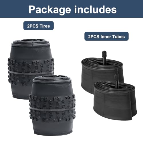 20 Inch Mountain Bike Tires 2.60 Wide Off-Road Bicycle Tires & Tubes