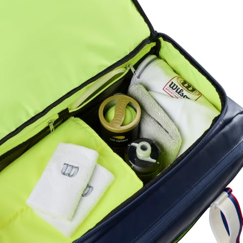 Wilson US Open 2026 Tennis Racket Bag & Backpack Set - Navy Duffel
