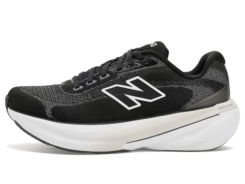 New Balance Womens Fresh Foam X 860v15 Wide Running Shoes - Black/Nb 103 White 8.5