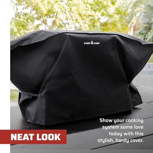 Camp Chef Gridiron 36 Patio Grill Cover - Heavy Duty Weather-Resistant Black