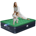 AYAMAYA 16-Inch Queen Camping Air Mattress with Detachable Electric Pump - Portable Double High Inflatable Bed for Camping & Home