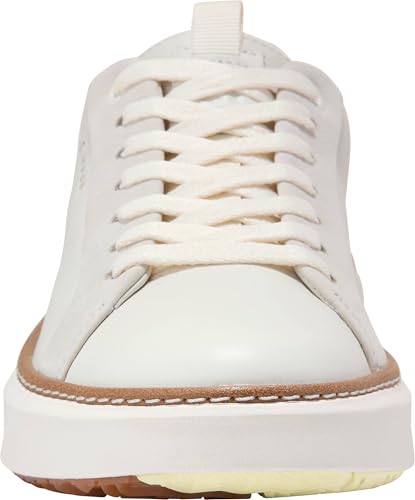 Cole Haan Women's Grandpro Topspin Golf Shoes - 6 Wide Powder/Wax Yellow/Biscuit Waterproof