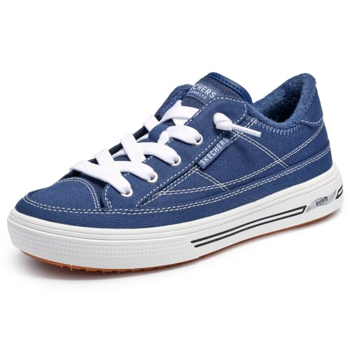 Skechers Women's Arch Fit Arcade Arcata Shoes Navy 9 - Comfortable Arch Support