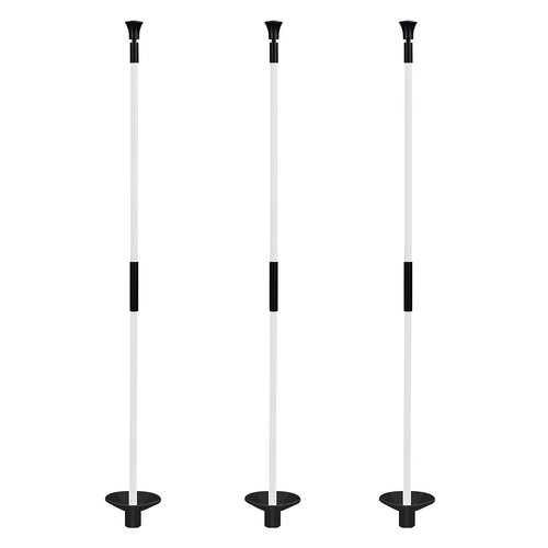 KINGTOP Golf Flagstick Mini, Putting Green Flag for Yard, 3 Feet Flagpole 2-Section Design, Golf Pin Flags Set, 4-Pack
