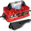 48V Golf Cart Battery Charger Waterproof Smart Trickle Charger for EZGO RXV & TXT