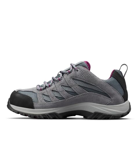 Columbia Women's Crestwood Waterproof Hiking Shoes 10.5 Wide Graphite Wild Iris