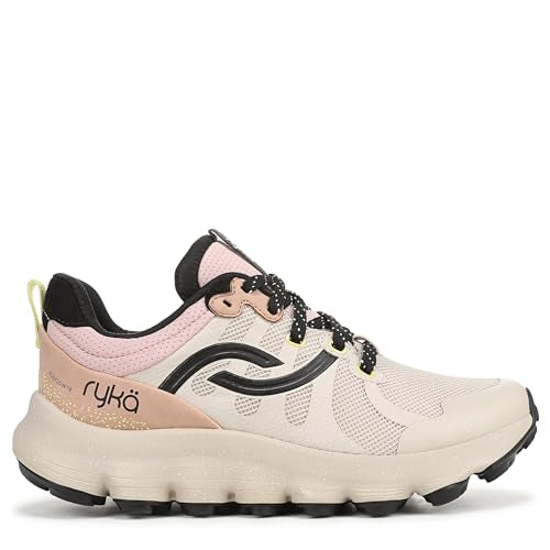 Ryka Women's Podflow TR Hiking Shoe - Beach Beige/Black, Trail & Walking