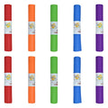 Assorted Kids Yoga Mats 10 Pack - Non-Slip 60x24in, 4mm Thick, Safe