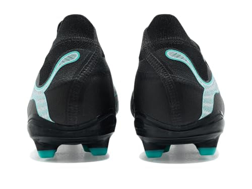 Soccer Cleats for Men - Future 9 Match Firm Ground & Artificial Turf - Red / Black/Intense Mint/Puma White - Size 9