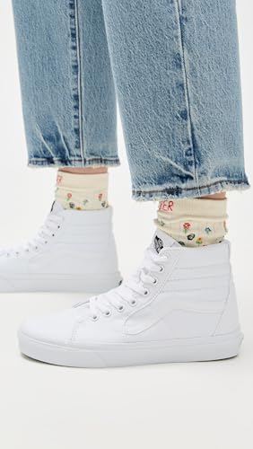 Vans Women's High-Top Sneakers - True White, Size 9 / 7.5 Men