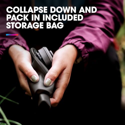 HydraPak Seeker Collapsible 10L Water Storage Bottle for Camping & Backpacking - Mammoth Grey