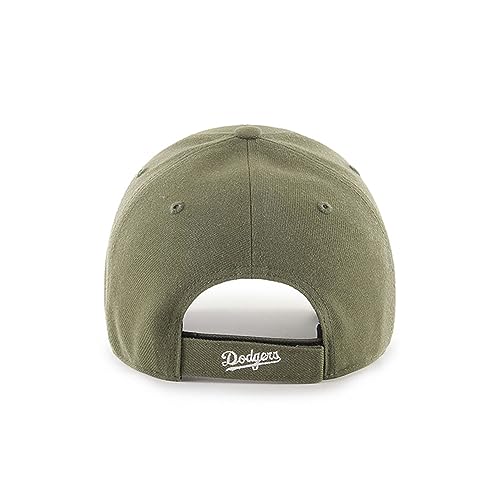 Men's Women's MVP Adjustable Baseball Cap - Dodgers Team Hat Sandalwood Green