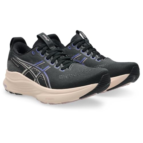 ASICS Women's Gel-Kayano 32 Running Shoes Black/Pearl Pink 9.5 - Supportive Athletic Sneakers