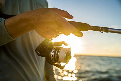 PENN 7’ Pursuit IV 2-Piece Fishing Rod and Reel (Size 4000) Inshore Spinning Combos, 7’, 1 Graphite Composite Fishing Rod with 5 Reel, Durable and Lightweight, Black/Silver