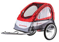 Kids Bike Trailer with Canopy & Safety Harness - Schwinn Trailblazer Plus