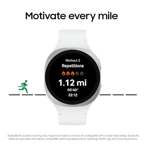 Samsung Galaxy Watch 8 (2025) 40mm Graphite Bluetooth Smartwatch Fitness Tracker