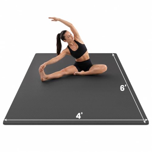 72 x 48 Inch Large Yoga Mat - Non Slip Thick Exercise Mat for Yoga Pilates & Floor Work