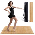 Portable Bamboo Tap Dance Floor 47.8x23.62-inch with Storage Bag for Home Studio & Outdoor Practice - Tristcily
