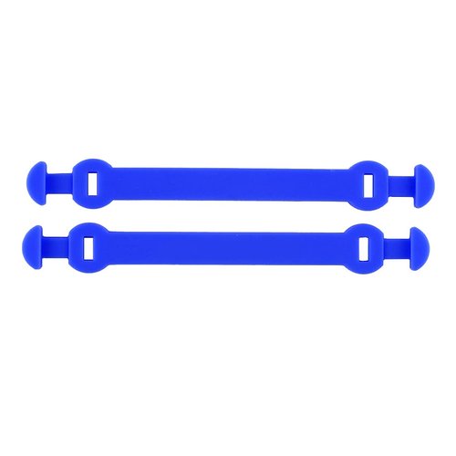 Andux Silicone Tennis Vibration Dampener Long Buckle Type Reduce Vibration 6pcs/Set BZQ-06 (Blue)