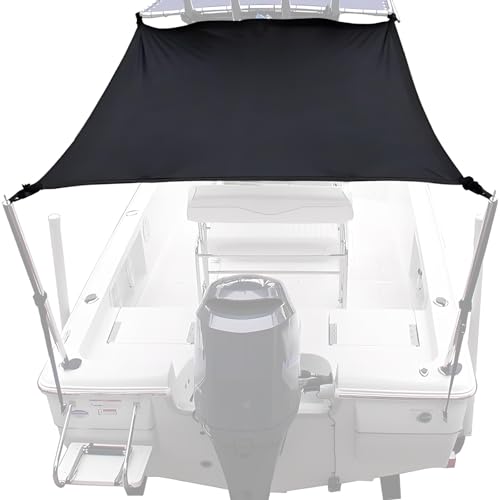 asdmm Boat T-Top Sunshade Fabric Size C, 600D Waterproof Canopy (Rods Not Included)